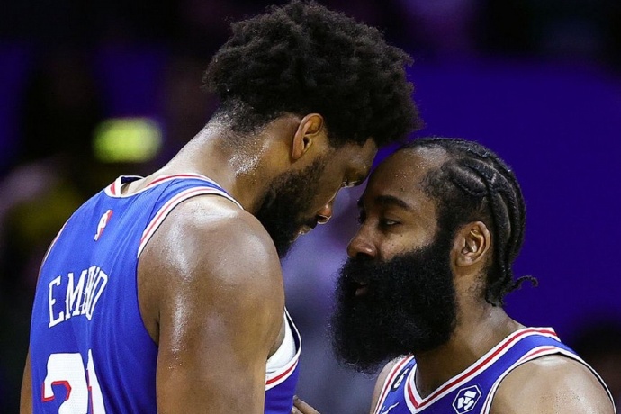 恩比德与哈登:分开后的隔空对话 恩比德与哈登:分开后的隔空对话